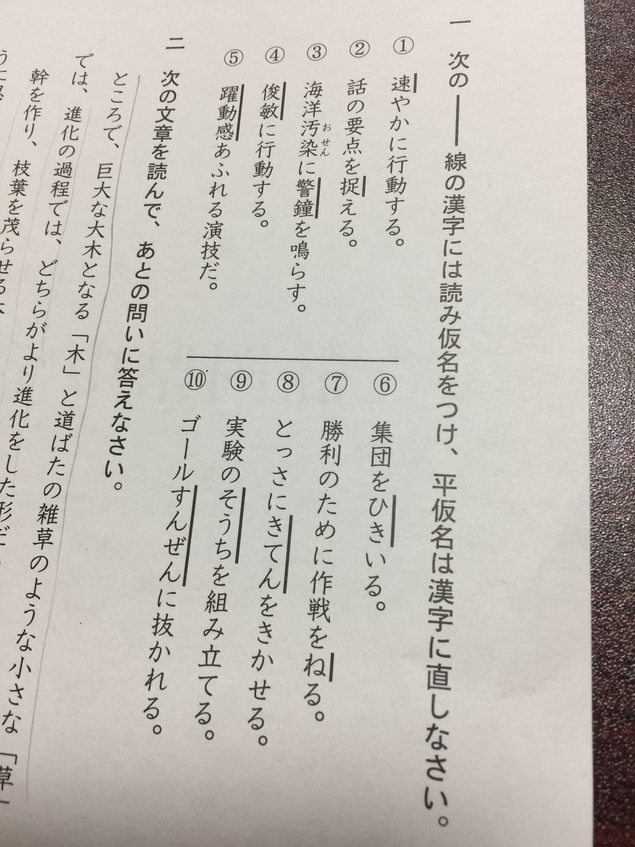 静大附属浜松中 浜松西高中等部 浜松北高受験専門塾 読解力 作文